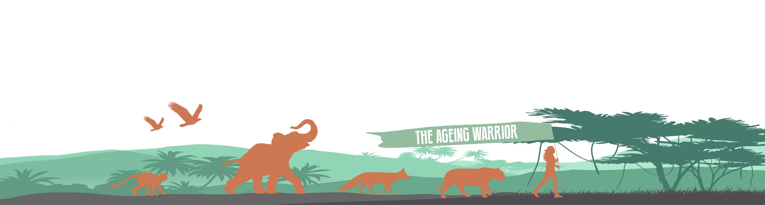 AG Walking Bottom Banner Images SVG