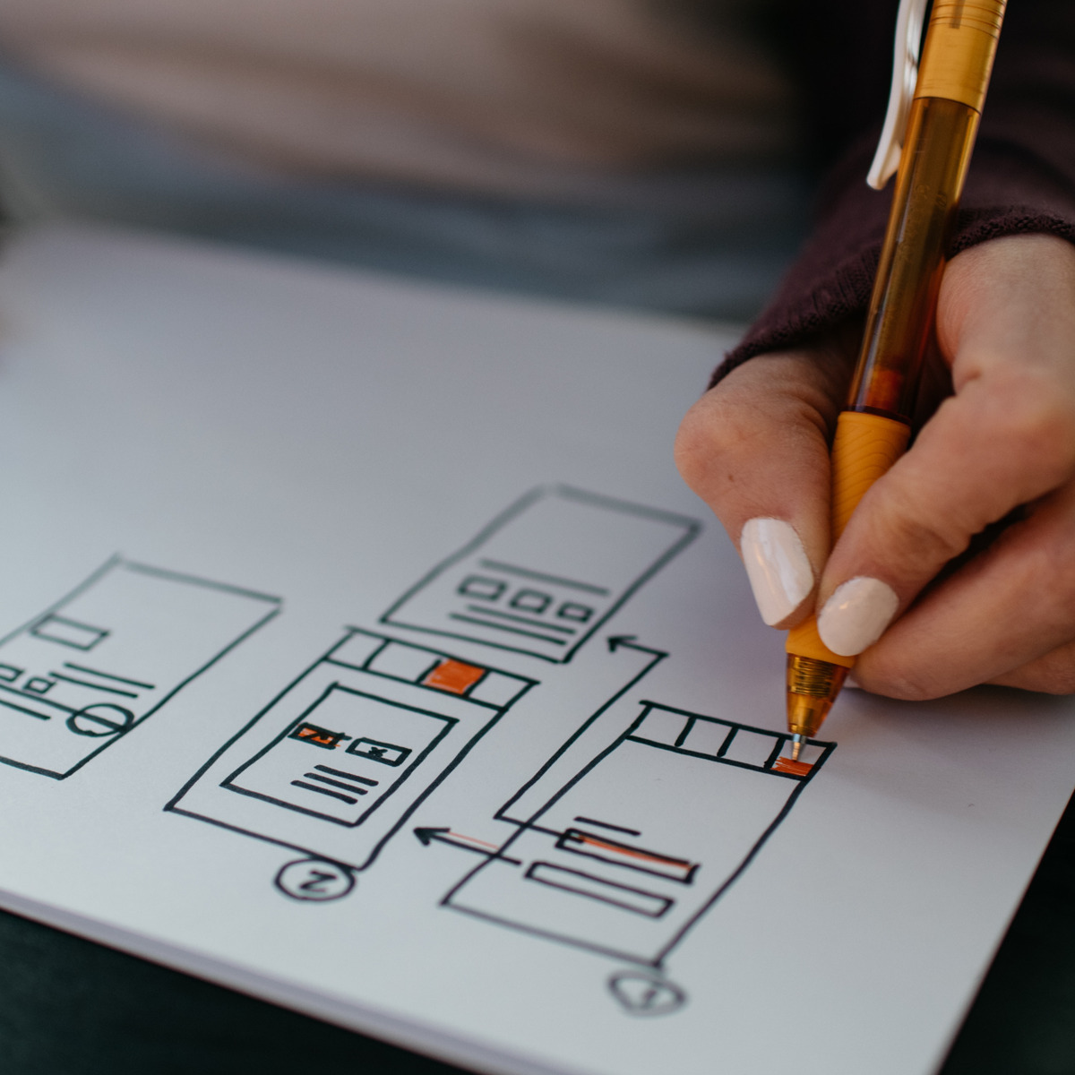 Wire Frame Website